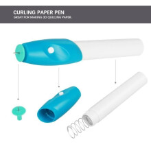 VINGVO Electric Quilling Pen, Electric Split Paper Craft, Quilling Tool, Origami Winder, Steel Curling Pen