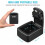 Secure Key Box, Wall-Mounted Key Safe [Waterproof and Rustproof] [Indoor and Outdoor Use] 2