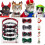 Set of 4 adjustable Christmas cat collars 3