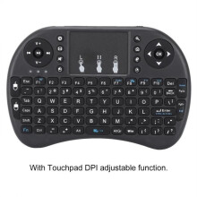 Mini i8 Wireless Keyboard and Mouse for Home Multimedia, Smart TV, PC, and Android—Cherry