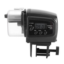 Fish food dispenser - CHE - LCD screen - Automatic timer - Operates on 2 x AAA batteries