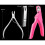 False Nails - Professional Manicure Kit - 500 Pieces - 10 Different Sizes - Pink 2