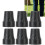 Reliable and durable cane tips, non-slip walking cane tips with a solid structure, 6 pieces for people 3