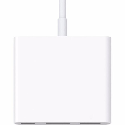 Digital AV Multiport Adapter - OUTAD - USB-C - White - 12x8x1cm - USB Compatible 2