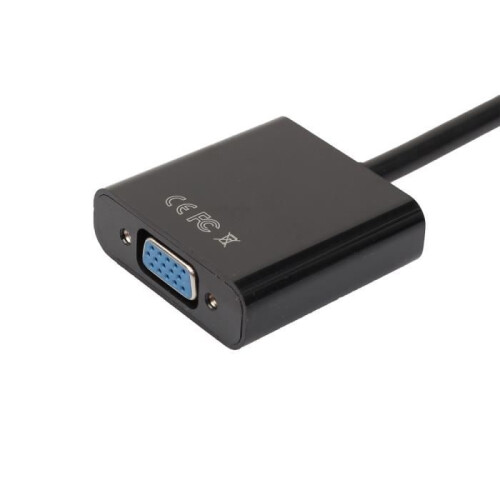 Adapter - ZJT - DVI-D to VGA - Active - 20cm - Black 1