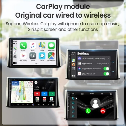 Wireless Android Auto Adapter, Wireless Android Auto USB Dongle for Android Auto Car Radios 2