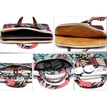 Canvas Laptop Sleeve for 15.6 Inch Laptop - YIKXIULF - Bohemian - Shockproof and Water Resistant