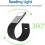 Λάμπα ανάγνωσης USB LED, 3 λειτουργίες χρώματος, μαύρο φωτιστικό γραφείου για αν 4