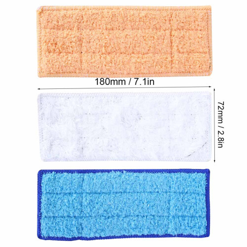 3 Robot Mop Pads Fibre Reusable Washable 1