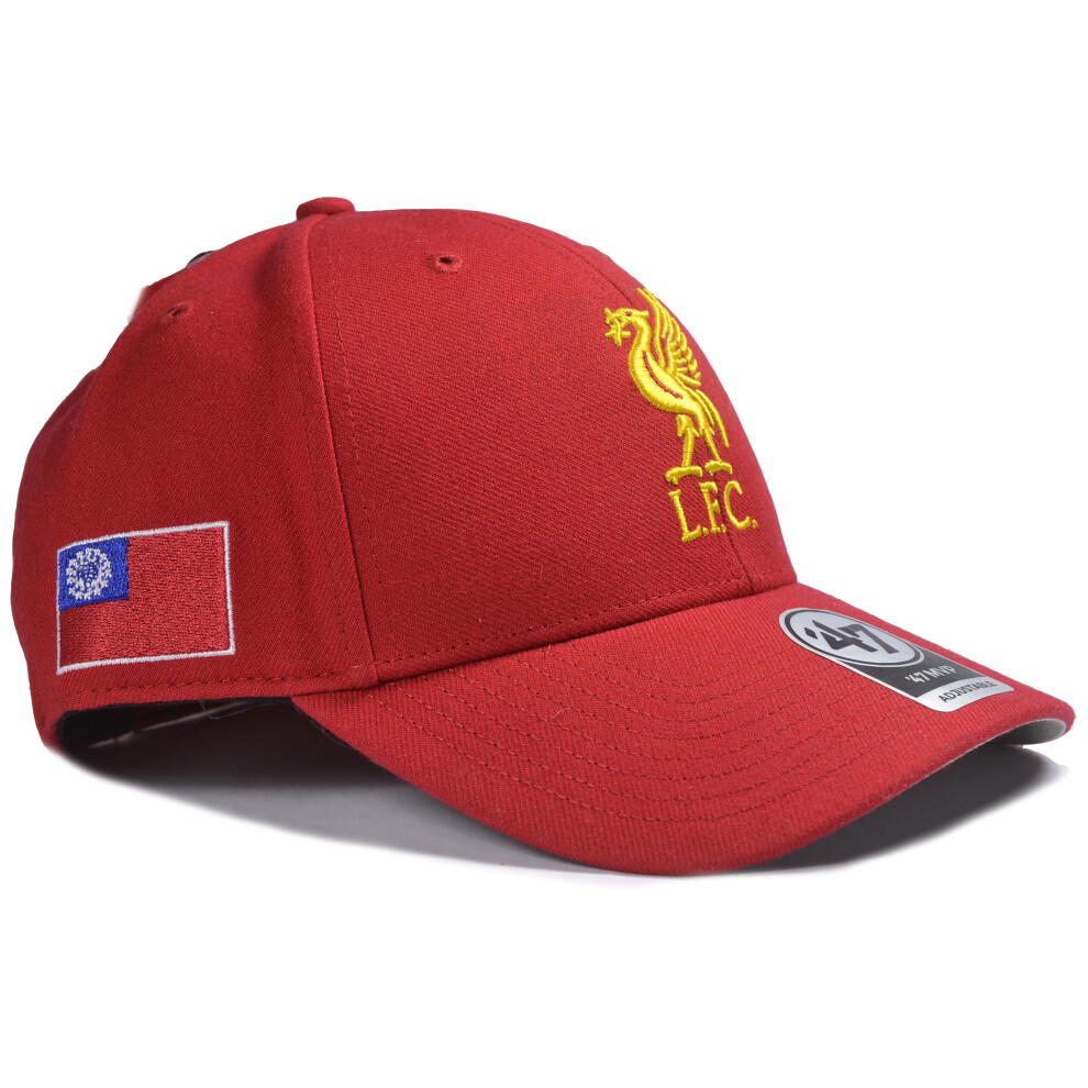 Liverpool Fc Liverpool 47 Brand Mvp Flag Baseball Cap Red