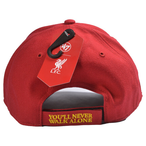 Liverpool FC Liverpool 47 Brand MVP Flag Baseball Cap Red 1