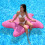 (Starfish Float - Pink Inflatable Float) Pink Star Water Floating Bed, Pool Play Single Thickened PVC Cartoon Large Inflatable Float 4