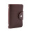 Classic PU Leather Card Holder Brown 2