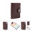 Classic PU Leather Card Holder Brown 4