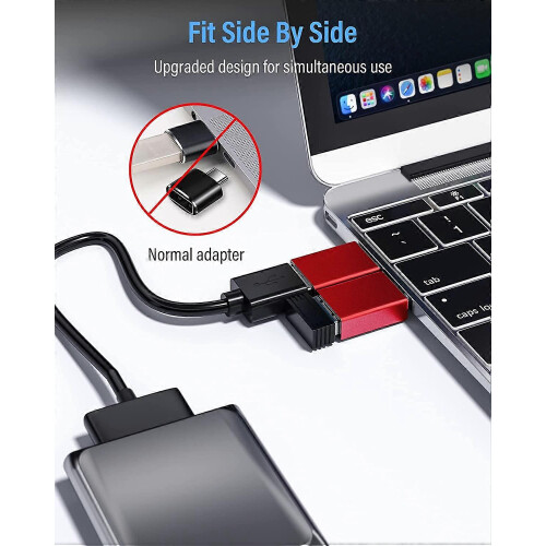 Προσαρμογέας USB C σε USB 3.1 OTG, 3 τεμάχια, Προσαρμογέας USB Type C Αρσενικό σε USB A Θηλυ 1