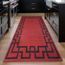 (60x220 cm- Runner Rug/Carpet, LEXI) Non-Slip Area Rugs Printed Geometric Carpets Hallway Runner