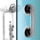 Large Glass Door and Window Handle for Bathroom Sliding Doors, Suction Cup Grip, Durable Handle 2