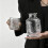 Premium Embossed Glass Drinking Cups Set Durable Relief-gem. 6