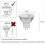 8 Pack GU4 35W Halogen Spot Light Bulbs, 2800K Warm White, Dimmable, 12V, Energy Efficient 3