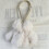 Fashionable Decorative Key Holder Keychain-White Leopard print 5