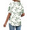 Women's  Short Sleeve Button-Down V-Neck Shirts-Sky Blue XL 6