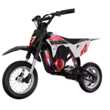 Children's Electric Dirt Bike EVERCROSS PLUS EV12M Pro - 300W, 25 km/h, 15 km Range, Bluetooth & LED, 12'' Tires
