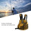 Fishing Vest with Adjustable Straps Yellow 20