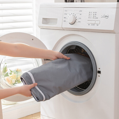 Sac à linge pliable à compression pour emballer des-Beige S 1