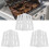 3 Pack Stainless Steel Heat Tents 4