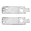 Silver Metal Radiator Bracket 13337769 Replacement 9