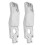 Silver Metal Radiator Bracket 13337769 Replacement 13