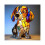 Φωτιστικό νυχτός LED σειράς Dog Series Resin με σχέδιο ζώου και άγαλμα, επιτραπέζιο φ 1