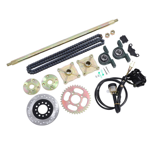 650mm Go Kart Axle Kit Brake Disc