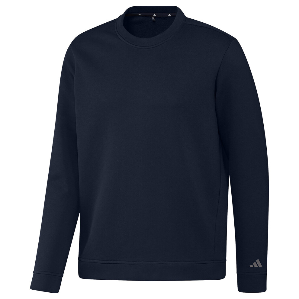 Adidas (S, Collegiate Navy) Unisex Adult Blank Crew Neck Sweatshirt Blue,Multicoloured