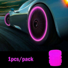 8pcs Luminous Car Valve Caps Fluorescent Night Glowing Car Motorcycle Bicycle Bike Wheel Tyre Hub Luminous Valve Stem Caps Decor
