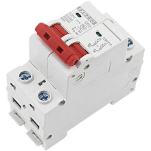 Disjoncteur CC 1000 V/500 V, interrupteur à air photovoltaïque 32 A bipolaire pour systèmes d'énergie solaire