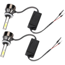 Ampoules LED pour phares de voiture 240 W 9-32 V 24 000 lm 6 000 K G7 880 881 Blanc haute luminosité