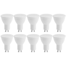 Ampoules LED GU10 5W Blanc froid 6500K 400 lm 120 Non dimmables Économie d'énergie Lot de 10
