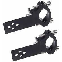Jeu de 2 colliers de serrage pour tubes de fourche de moto, installation horizontale ou verticale, fixations réglables de 22 mm à 36 mm