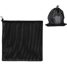Sac filtrant en maille pour pompe de bassin, 45 x 45 cm, noir, maille fine résistante pour la collecte des débris et la filtration de l'eau