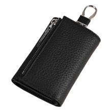 (Black) Womens Key Case Portable Wallet Stylish Coin Purse Change Purse Key Storage Bag Multifunctional Key Bag  Burgundy
