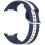 Flexible Silicogen Watch-AClassic Midnight blue and wh 1