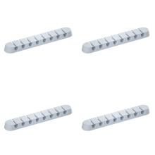 Set of 4 Cable Storage Stand Cable Organizing Tray-Blue 8 holes