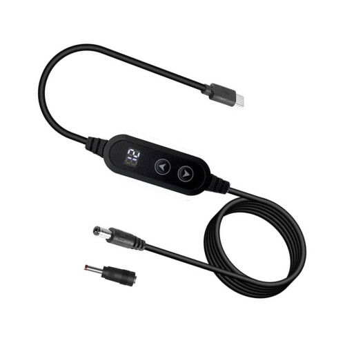 PD Compatible USB C To Dc5525 Power Cable 5V-20V Adjustable
