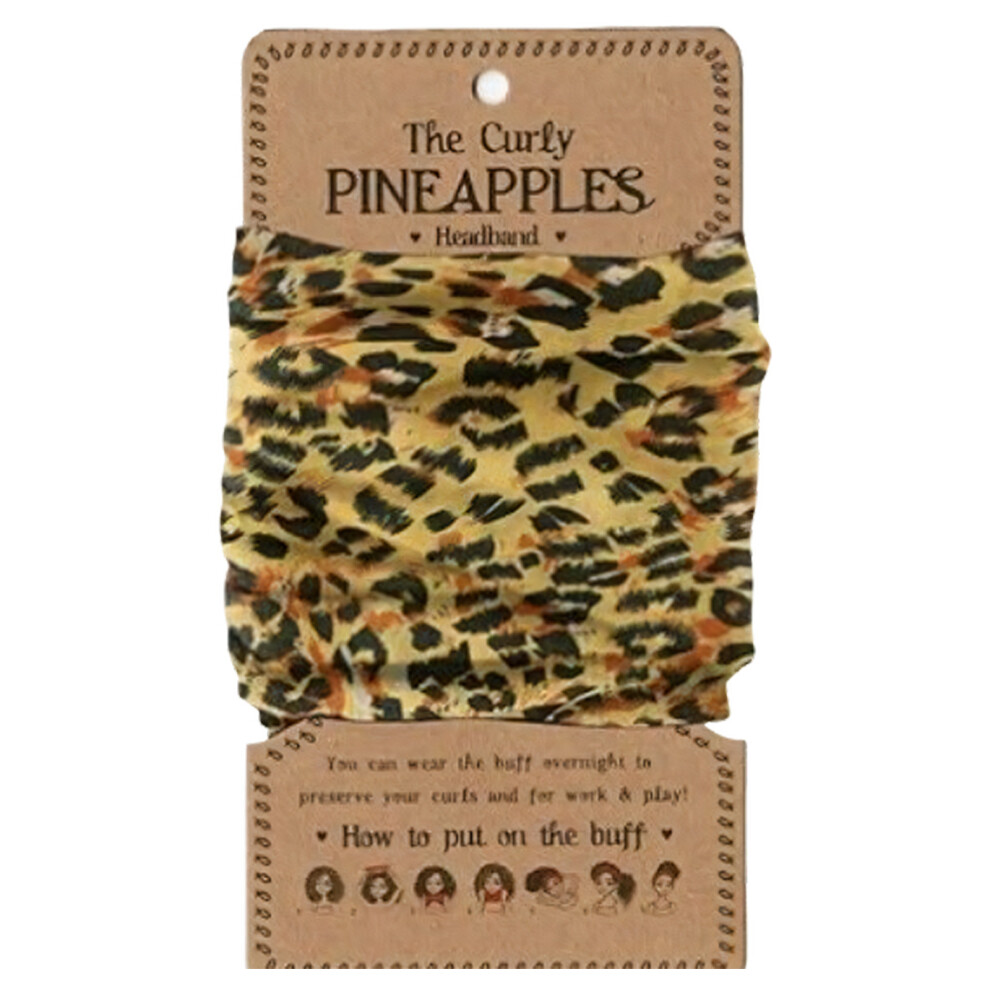 Multipurpose Polyester Headband For Family Use-leopard print