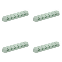 Set of 4 Cable Storage Stand Cable Organizing-Green 6 holes