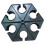 Hexagon Microphone Stand Holder 6-Hole Storage Tray for Studio 1