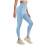 Leggings 3D de Compression Anti-Cellulite pour-Bleu ciel L 1