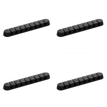 Cable Organizers Plastic Construction Modern-Black 8 holes