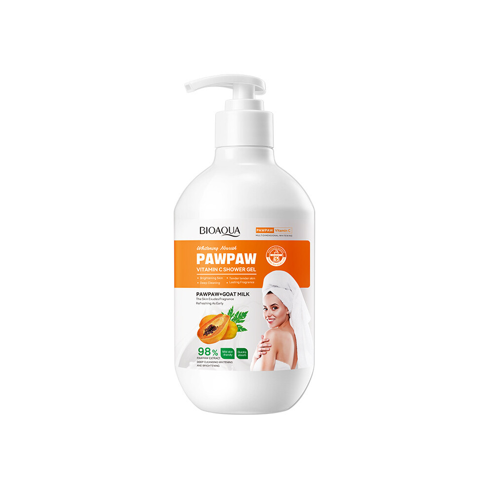 Shower gel 480g BIOAOUA cleansing and moisturizing shower gel